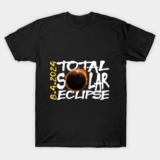 Total solar eclipse 2024 style 1 T-Shirt